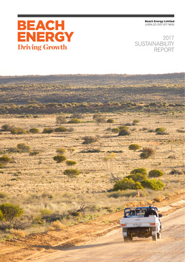 Miniature Beach Energy Rapport de durabilité 2017