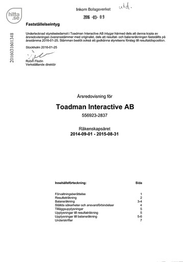 Thumbnail Enad Global 7 Annual Report 2016