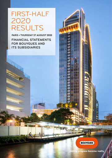 Thumbnail Bouygues Financial Statement 2020-h1