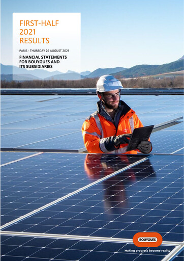 Thumbnail Bouygues Financial Statement 2021-h1