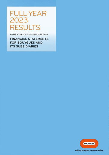 Thumbnail Bouygues Financial Statement 2023