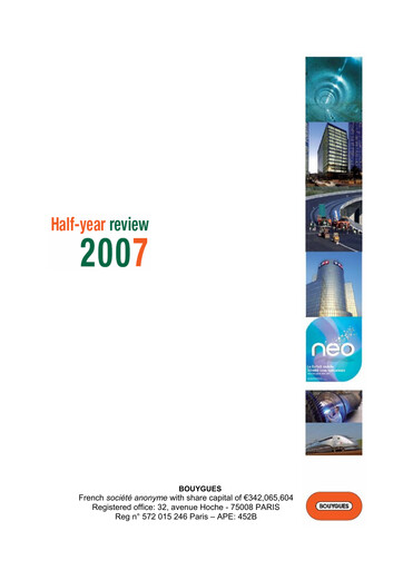 Thumbnail Bouygues Half-year Report 2007-h1