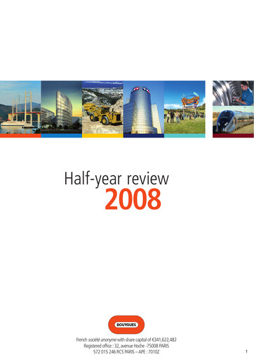 Thumbnail Bouygues Half-year Report 2008-h1