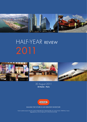 Thumbnail Bouygues Half-year Report 2011-h1
