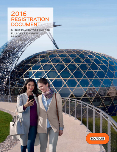 Thumbnail Bouygues Universal Registration Document 2016