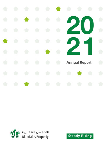 Thumbnail Alandalus Property Company Annual Report 2021