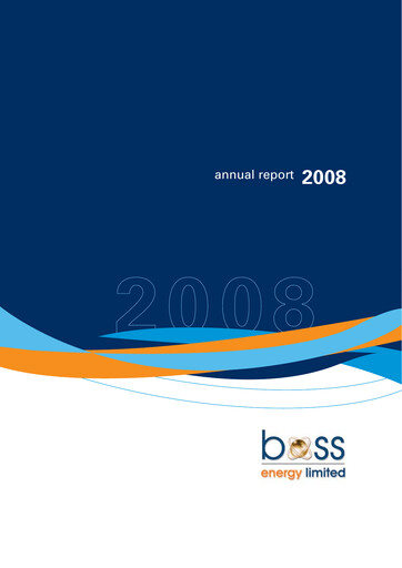 Thumbnail Boss Energy Annual Report 2008