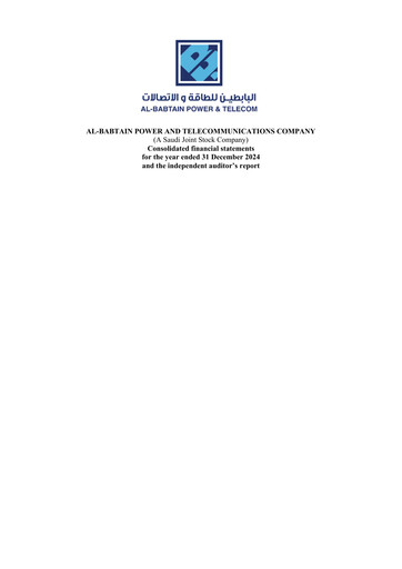 Miniature Al-Babtain Power and Telecommunications Bilan financier 2024