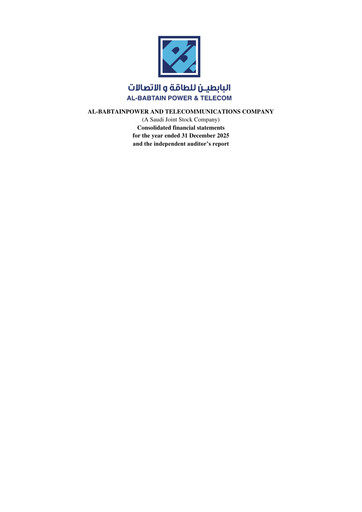 Miniature Al-Babtain Power and Telecommunications Bilan financier 2025