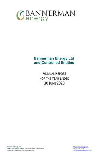 Thumbnail Bannerman Energy Annual Report 2023