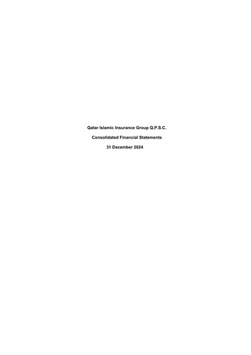 Thumbnail Qatar Islamic Insurance Group Financial Statement 2024