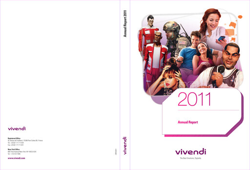 Thumbnail Vivendi Annual Report 2011