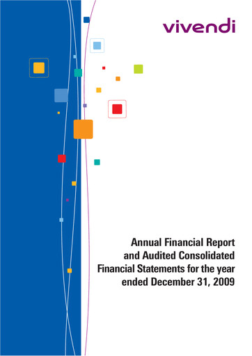 Thumbnail Vivendi Financial Report 2009