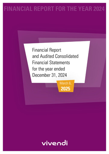 Thumbnail Vivendi Financial Report 2024