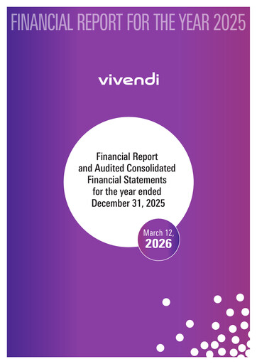 Thumbnail Vivendi Financial Report 2025