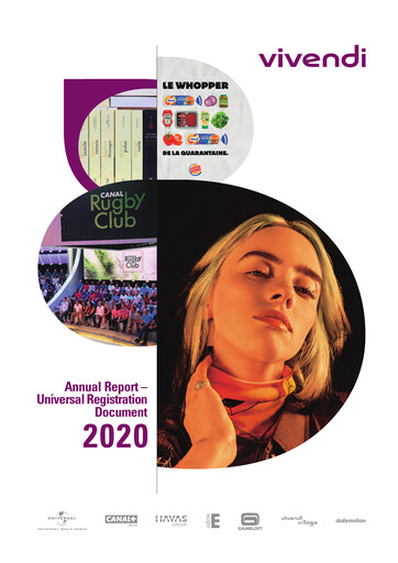 Thumbnail Vivendi Universal Registration Document 2020