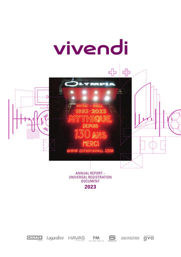 Thumbnail Vivendi Universal Registration Document 2023