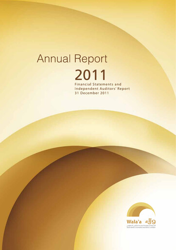 Thumbnail Walaa Cooperative Insurance Company Annual Report 2011