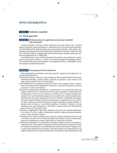 Thumbnail Banca Popolare di Sondrio Annual Report 2006