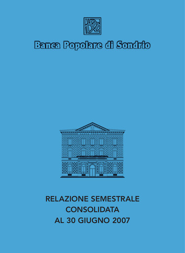Thumbnail Banca Popolare di Sondrio Half-year Report 2007-h1