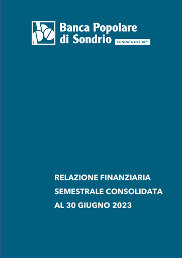 Thumbnail Banca Popolare di Sondrio Half-year Report 2023-h1