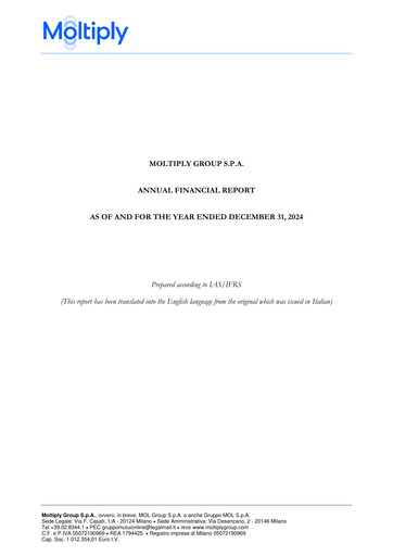 Thumbnail Moltiply Group (Gruppo Mutuionline) Annual Report 2024