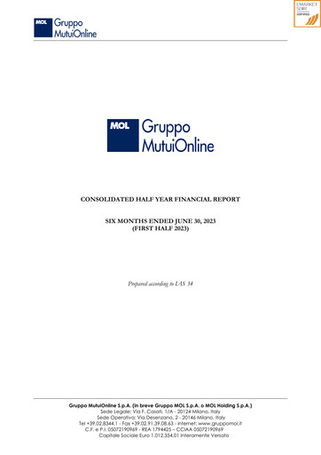 Vorschaubild Moltiply Group (Gruppo Mutuionline) Halbjahresbericht 2023-h1