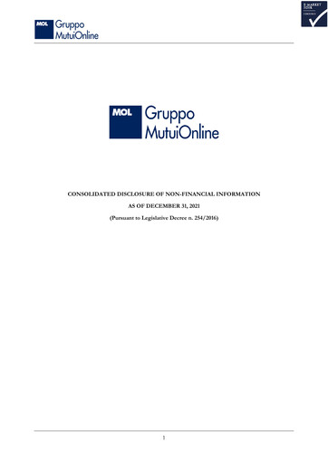 Thumbnail Moltiply Group (Gruppo Mutuionline) Sustainability Report 2021