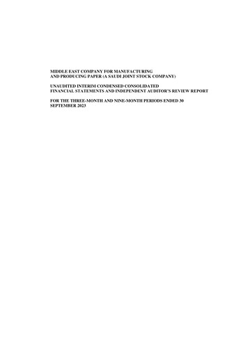 Thumbnail Mepco (Middle East Company for Manufacturing and Producing Paper) Quarterly Report 2023-q3