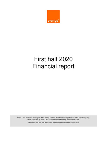 Thumbnail Orange Financial Statement 2020-h1