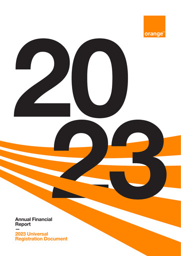 Miniature Orange Document d'enregistrement universel 2023