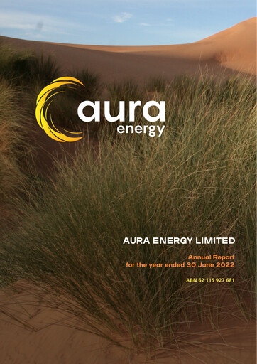 Thumbnail Aura Energy Annual Report 2022