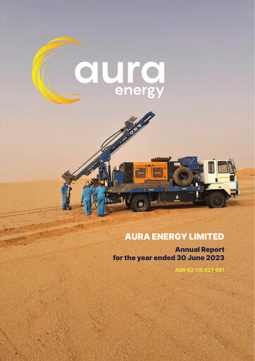 Thumbnail Aura Energy Annual Report 2023