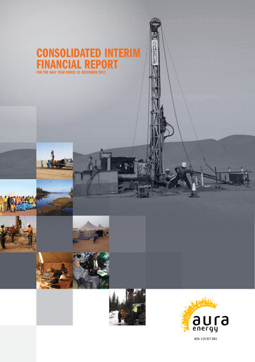 Thumbnail Aura Energy Financial Report 2018-h1