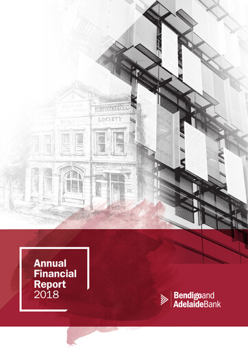 Miniature Bendigo and Adelaide Bank Rapport annuel 2018