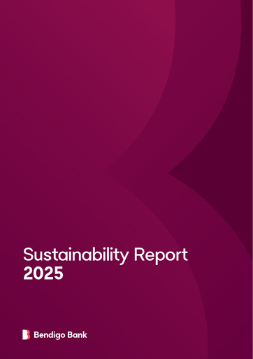 Thumbnail Bendigo and Adelaide Bank Sustainability Report 2025