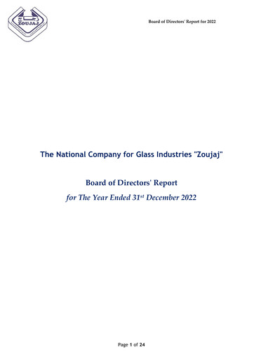 Thumbnail The National Company for Glass Industries Annual Report 2022