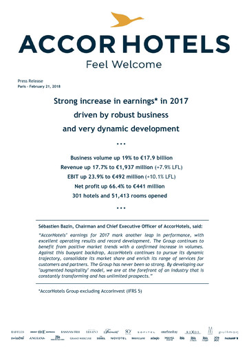 Thumbnail Accor Financial Report 2017