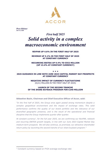 Thumbnail Accor Half-year Report 2025-h1