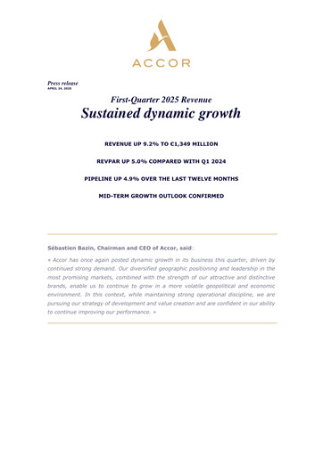 Thumbnail Accor Quarterly Report 2025-q1