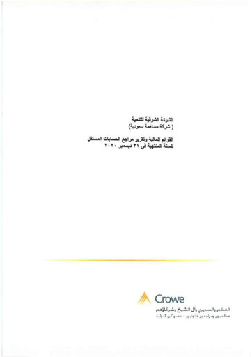 Thumbnail Ash-Sharqiyah Development Financial Statement 2020