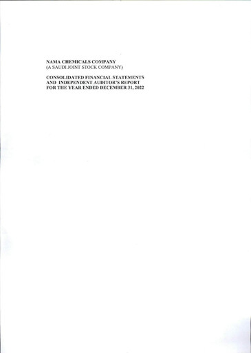 Thumbnail Nama Chemicals Company Financial Statement 2022
