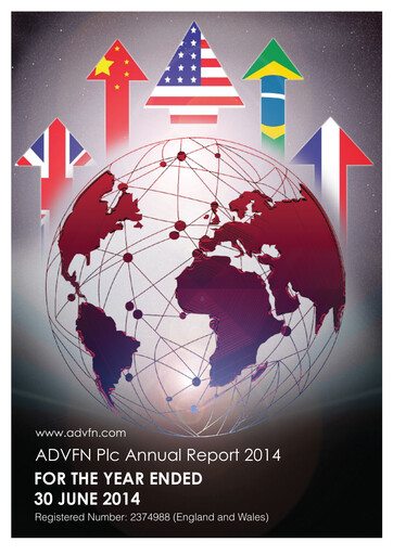 Thumbnail ADVFN Annual Report 2014