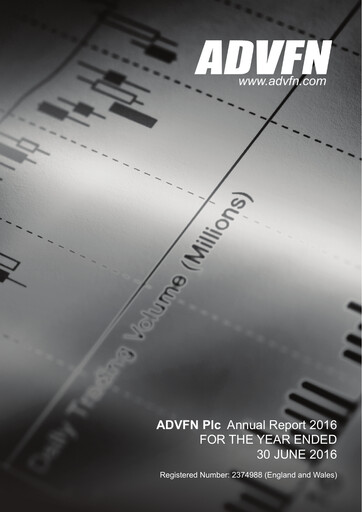 Thumbnail ADVFN Annual Report 2016