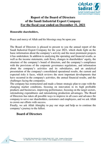 Thumbnail SIEC (Saudi Industrial Export Company) Annual Report 2021