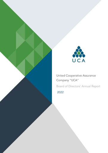 Vorschaubild United Cooperative Assurance Company Jahresbericht 2022