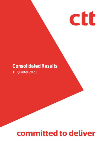Thumbnail CTT - Correios De Portugal Quarterly Report 2021-q1