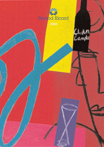 Thumbnail Pernod Ricard Annual Report 2000