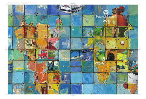 Thumbnail Pernod Ricard Annual Report 2001