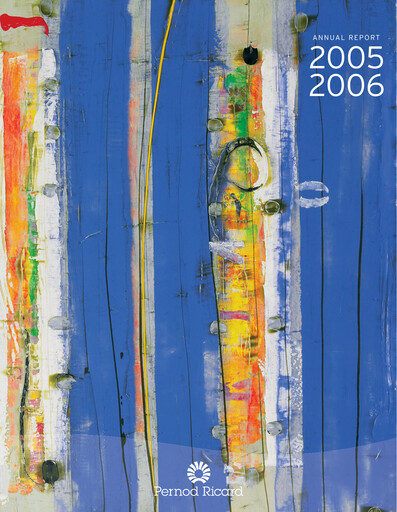 Thumbnail Pernod Ricard Annual Report 2005